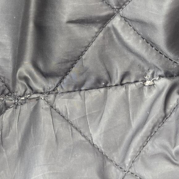 Kate Spade Black Quilted Backpack Gold Tone Hardware Designer Luxury Preppy - Picture 6 of 11